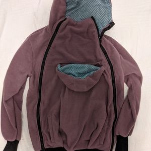 Sweater for over baby wearing